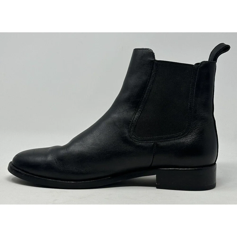 Thursday Boot Company Cavalier Chelsea Boots Mens 10 Black Leather Ankle Classic